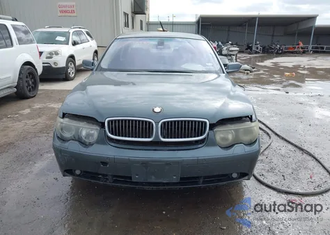 2004 BMW 745I z USA, uszkodzony, nr VIN WBAGL63594DP72895